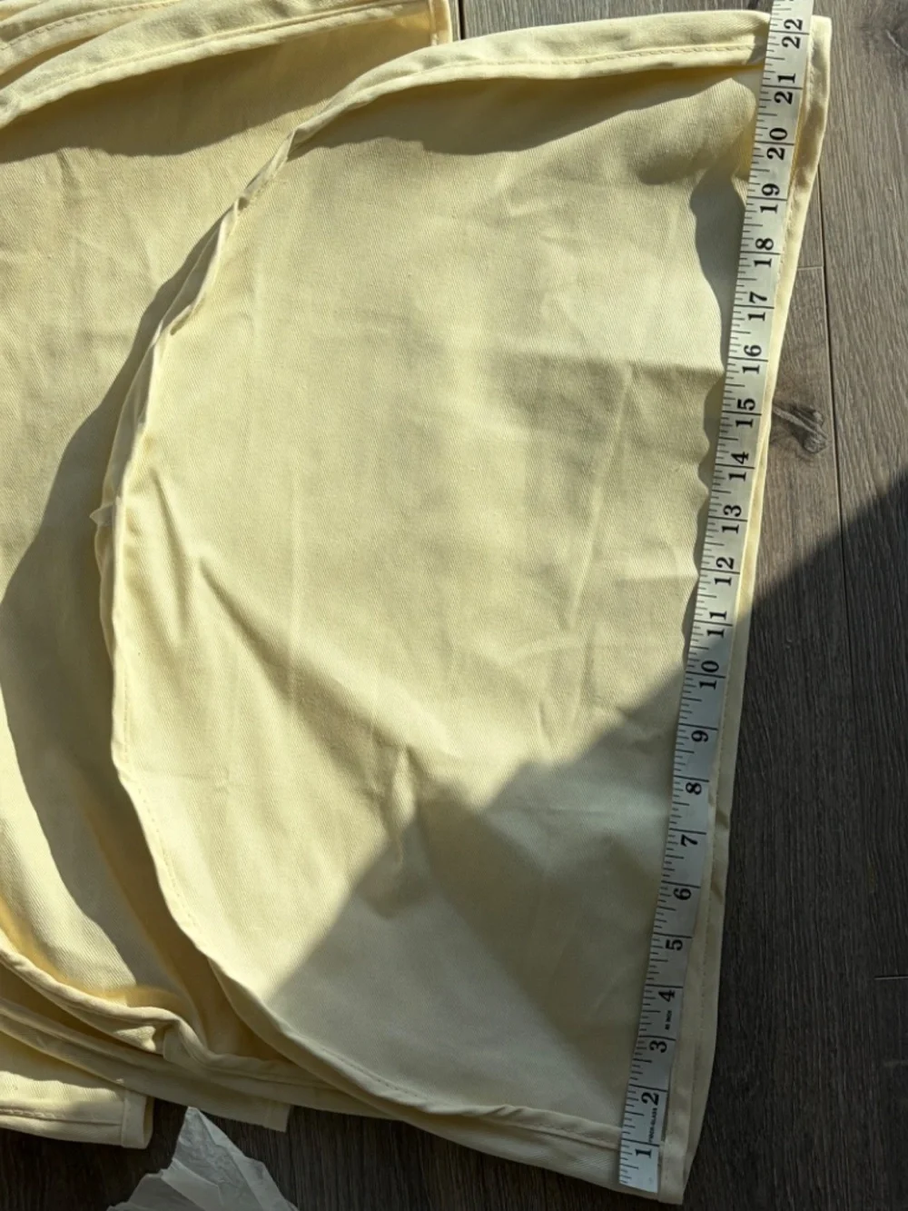 4pcs the container store natural cotton shoulder garment covers